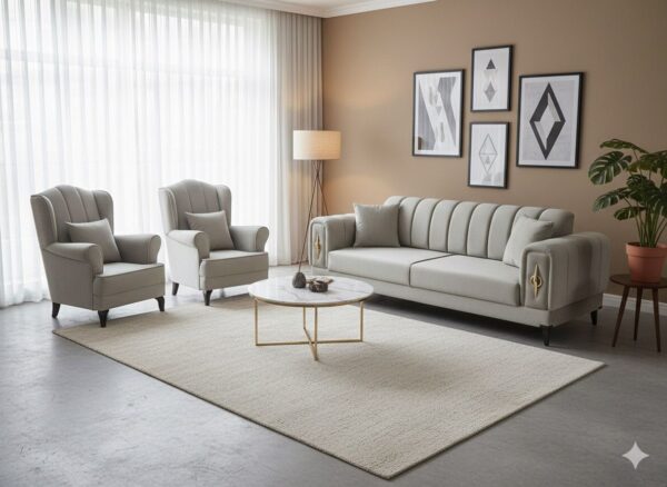White Sofa Set