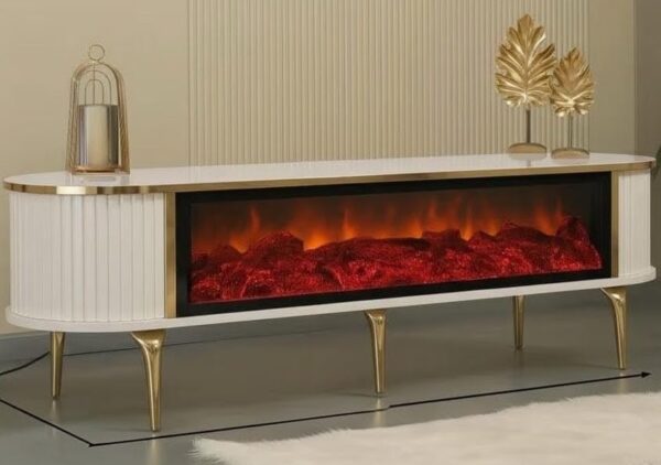 L E D Fire Place Stand